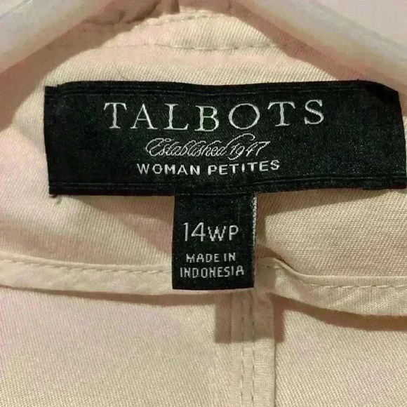 Talbots ruffled blazer/jacket - Picture 7 of 8